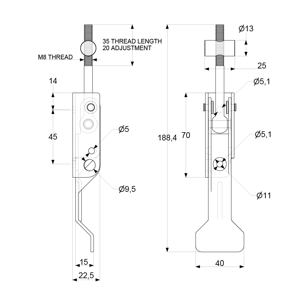 HLD188-P Toggle Latch - Image 2