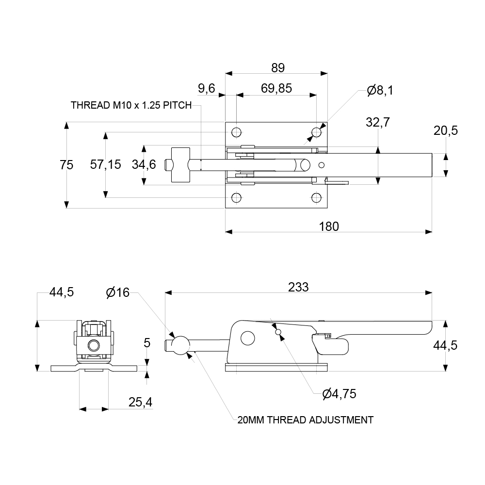 HLD233 Toggle Latch - Image 2