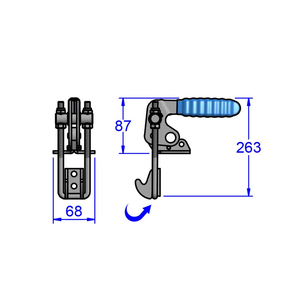 HC27V-250 Latch/Hook - Image 2