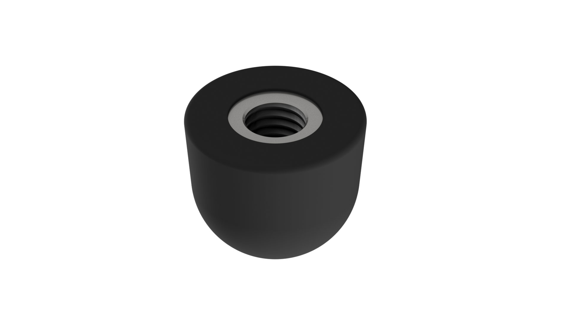 NR6 Rounded neoprene tipped spindle