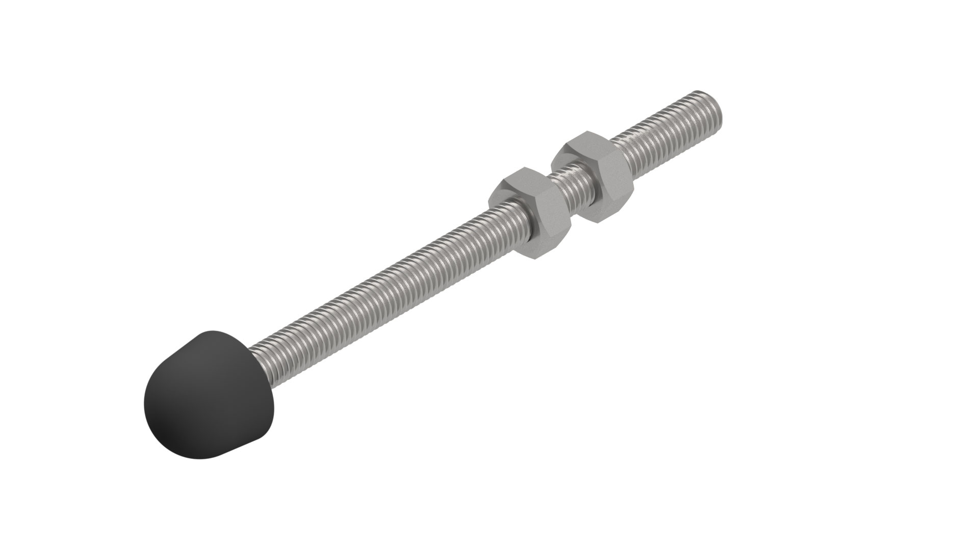 NR680 Rounded neoprene tipped spindle